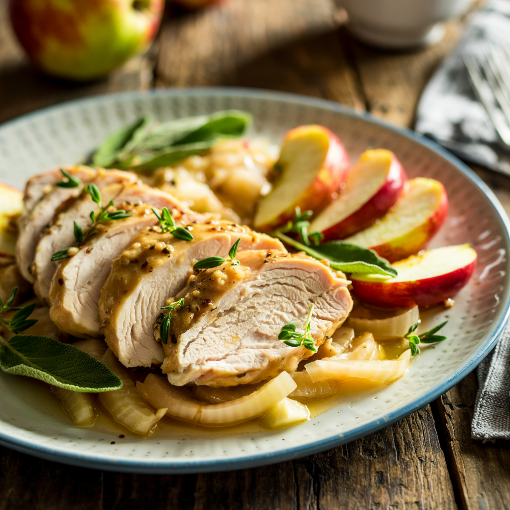 Savory Apple Chicken Skillet