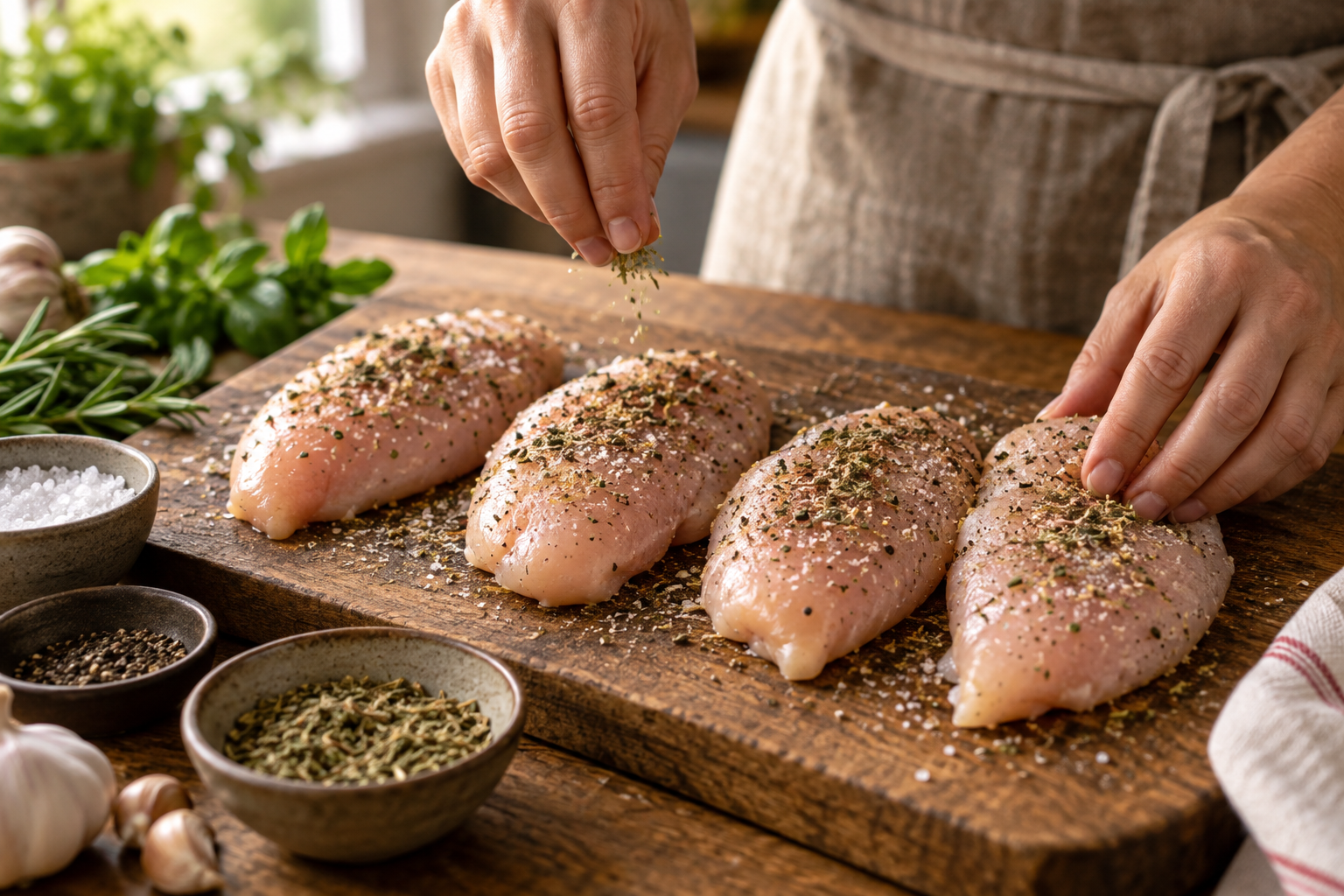 Creamy Tuscan Chicken step 1