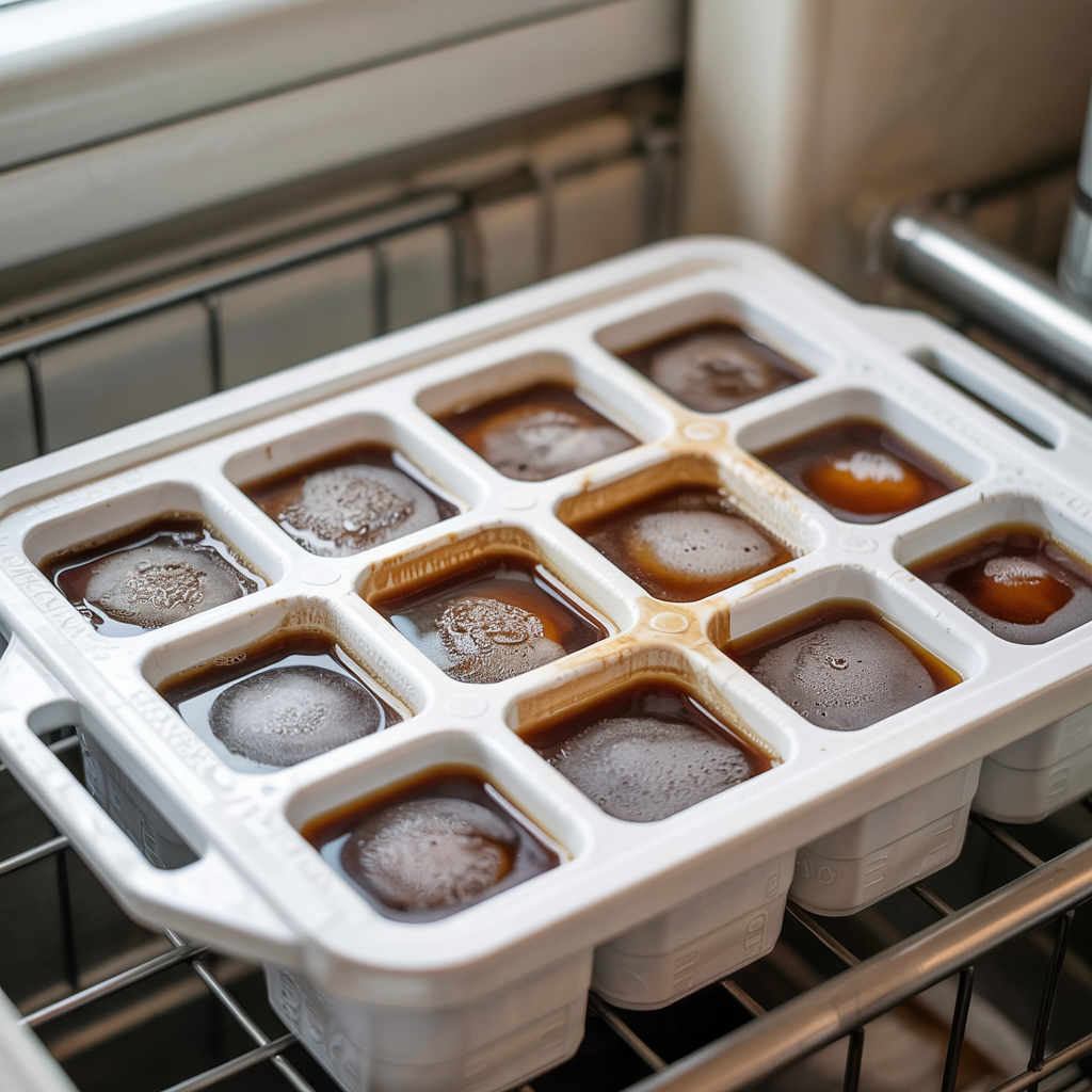 Iced Coffee with Vanilla-Honey Foam step 1