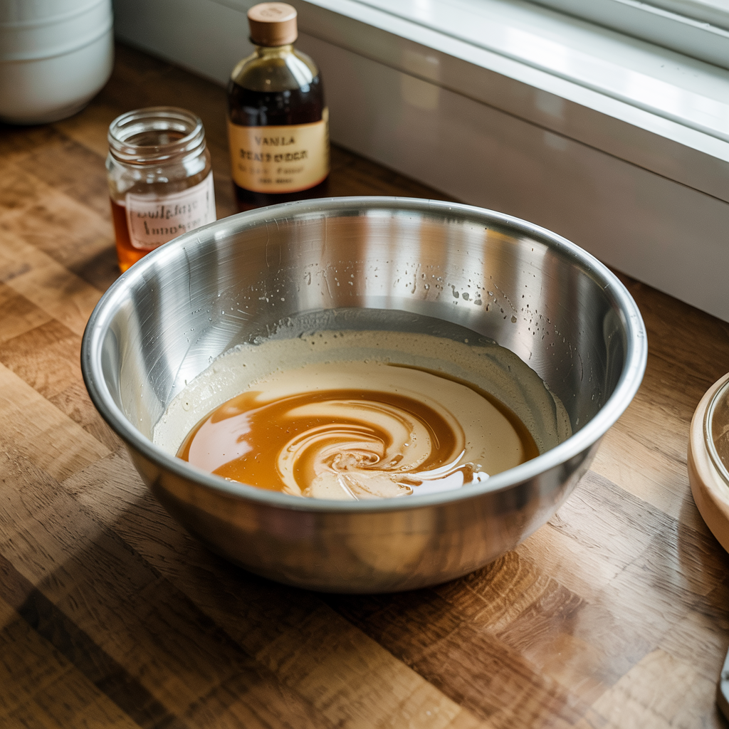 Iced Coffee with Vanilla-Honey Foam step 2