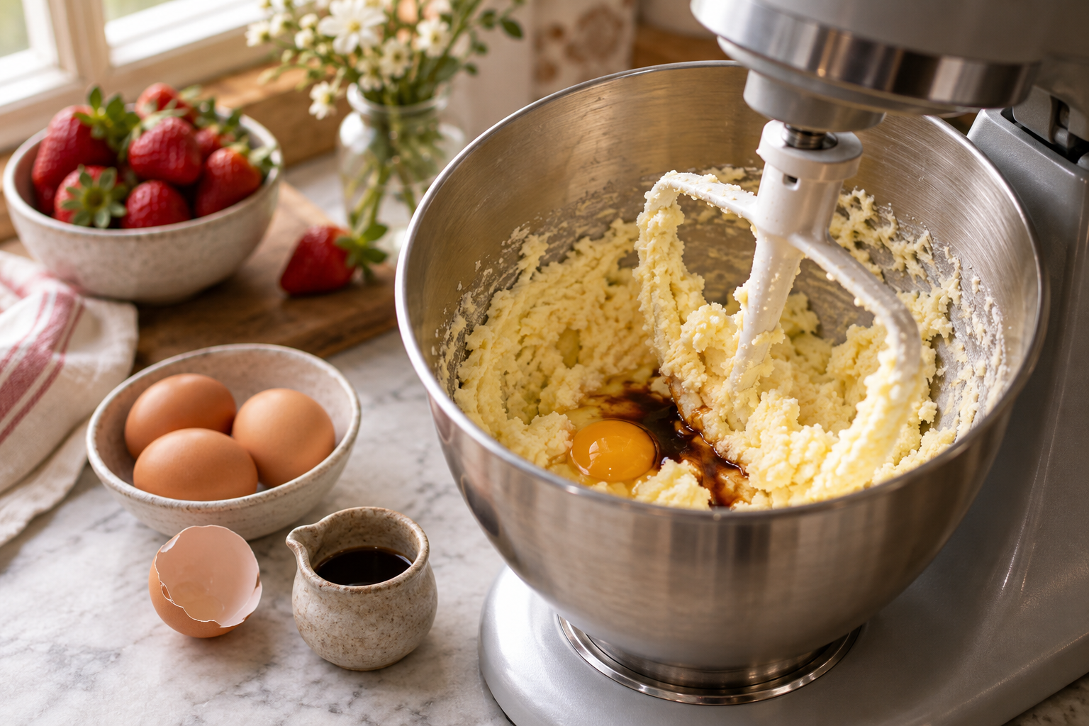 Strawberry Shortcake Layer Cake step 2