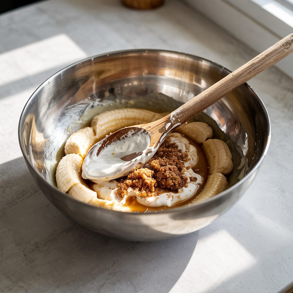 Vegan Banana Bread step 2