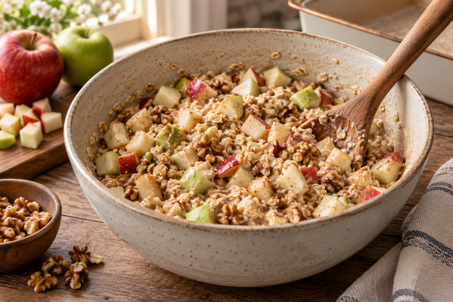 Apple Cinnamon Baked Oatmeal step 3