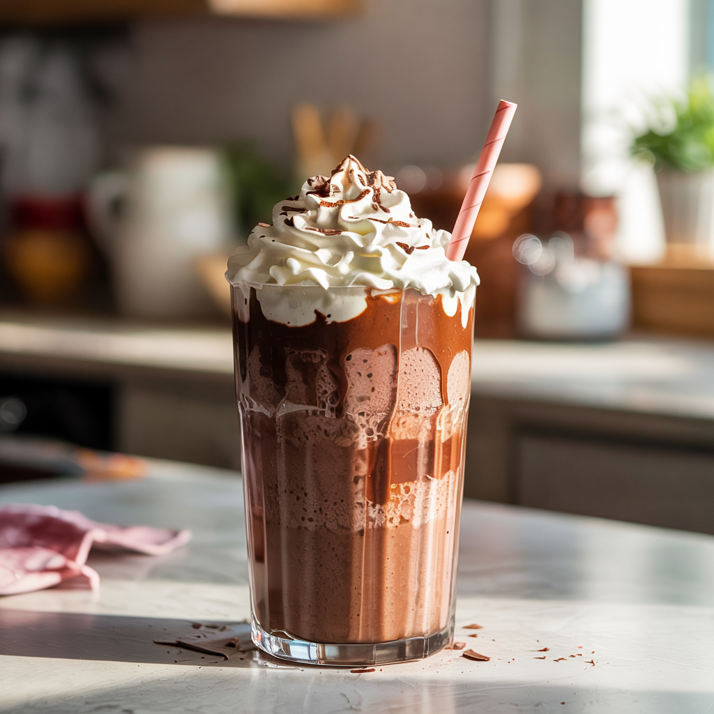 Chocolate Coffee Jam Smoothie step 3