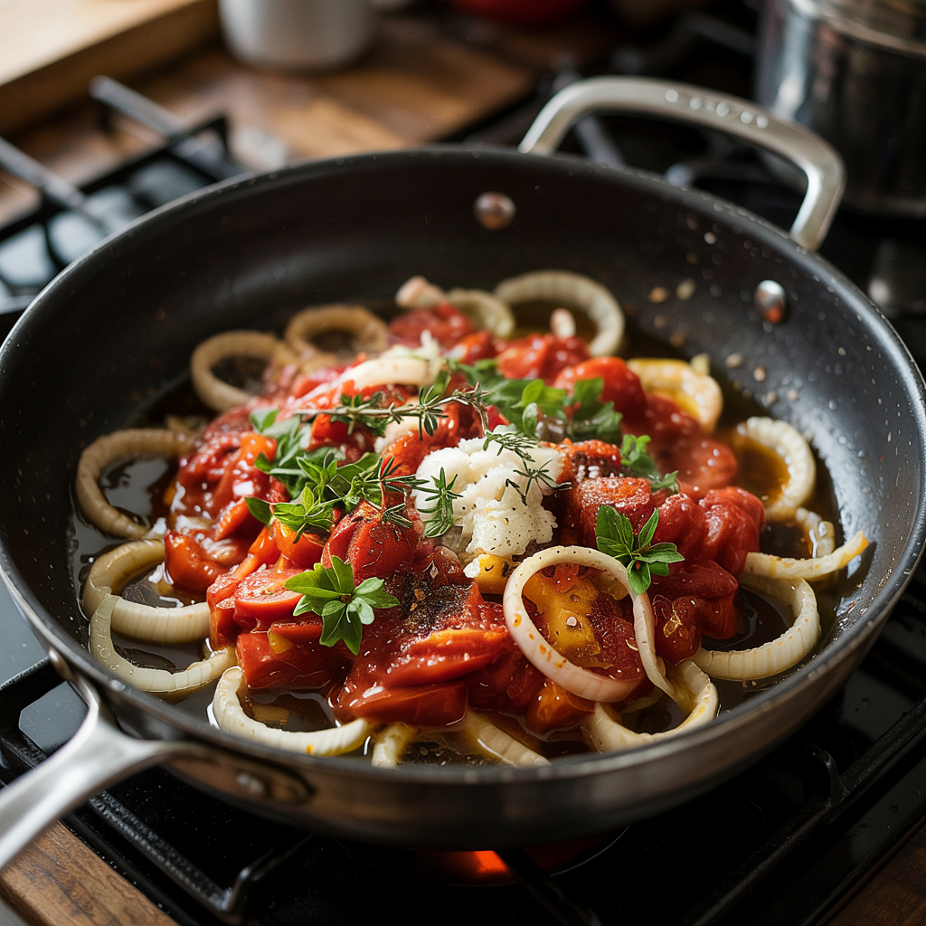Italian Tomato Pasta step 3