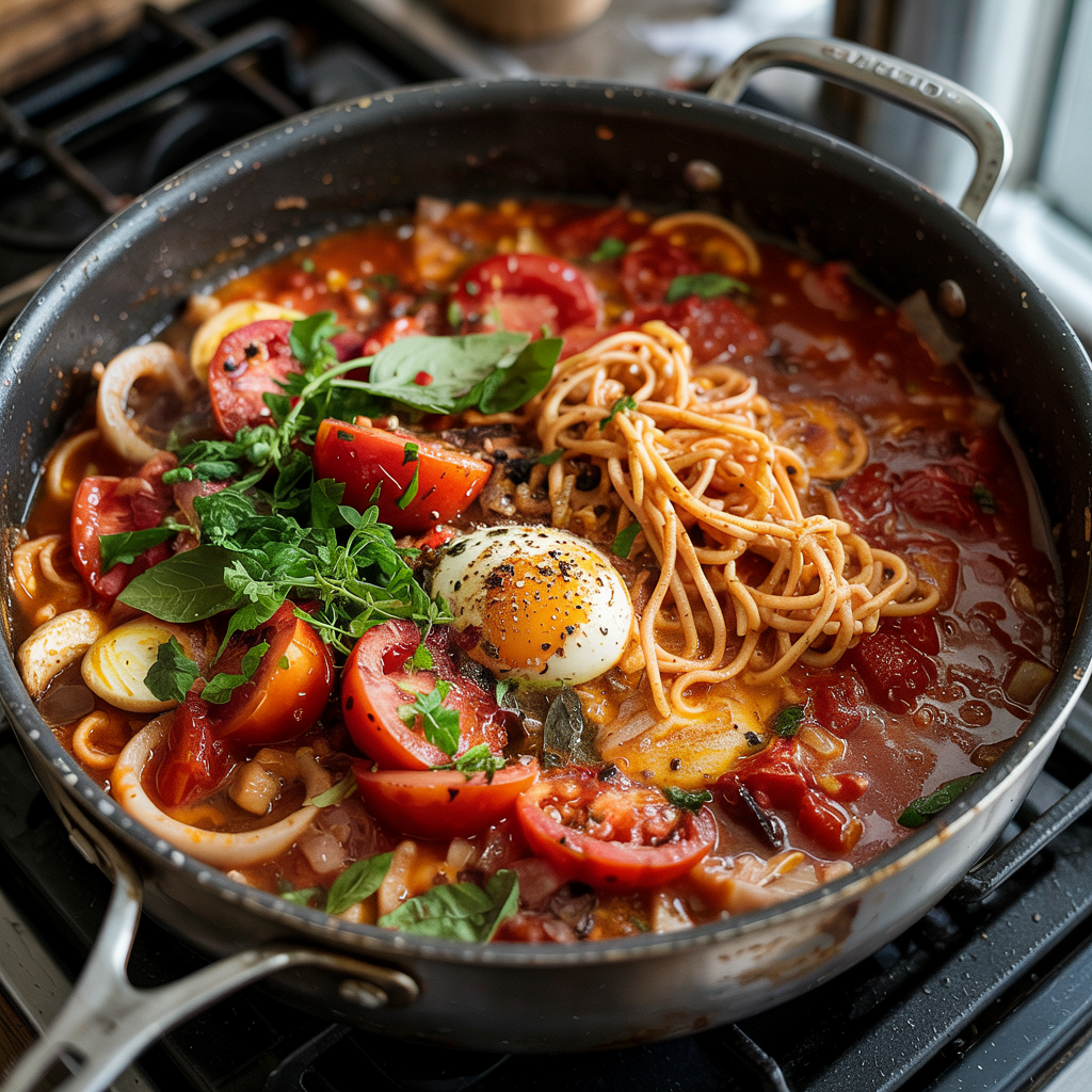 Italian Tomato Pasta step 5