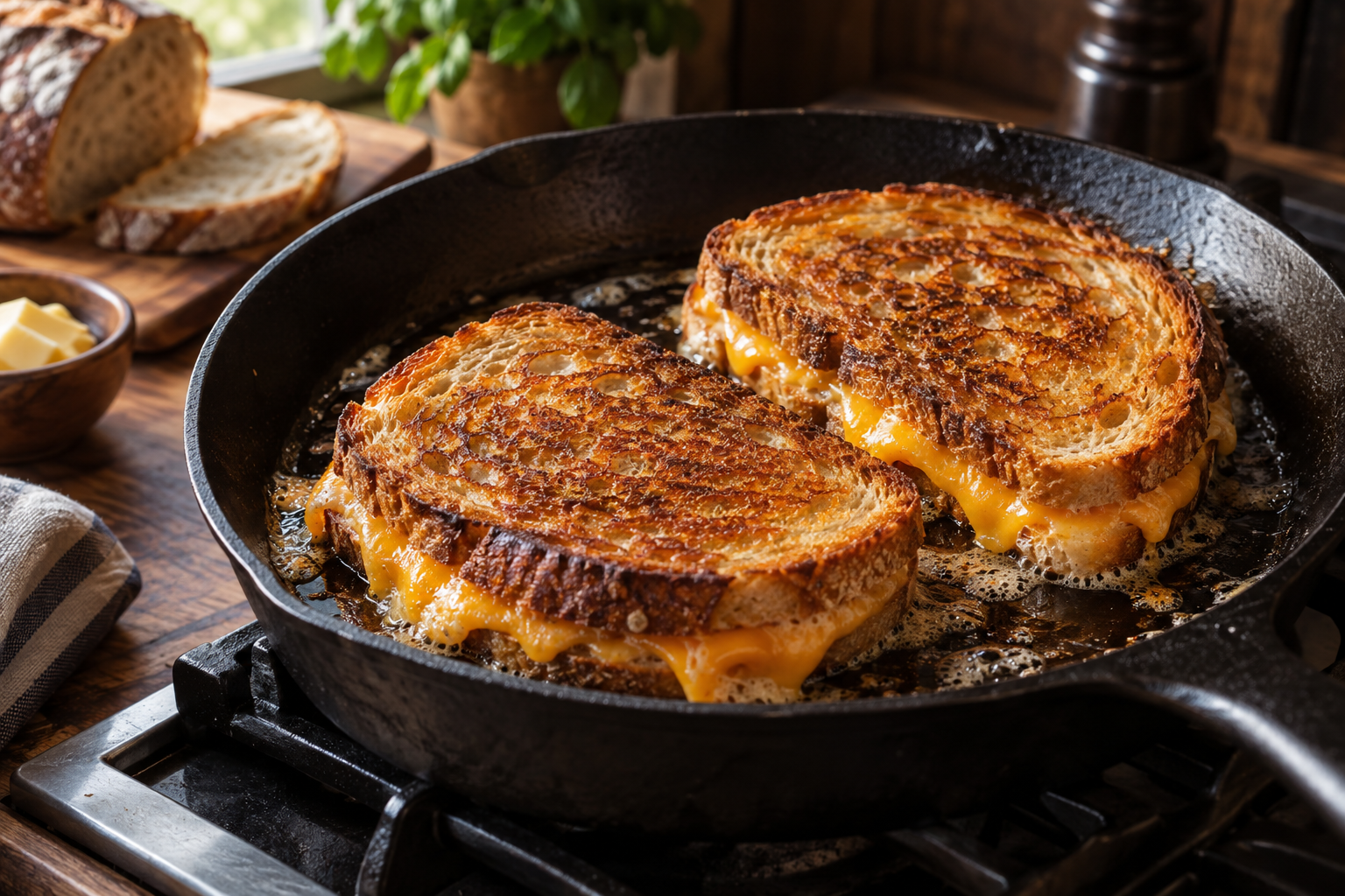 Roasted Red Pepper Tomato Soup & Grilled Cheese step 5